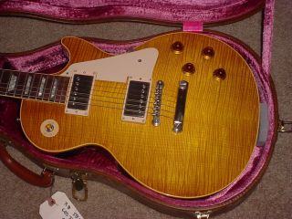 Gibson Les Paul HISTORIC R8 AAAAA FLAMETOP 1998 MINT Tight Pinstripe 
