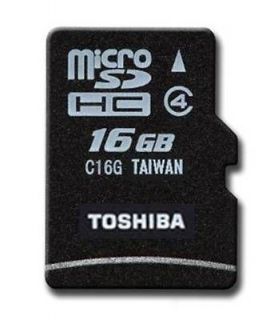 TOSHIBA MICRO SD MICRO SDHC 16GB 16G 16 G GB MEMORY NEW