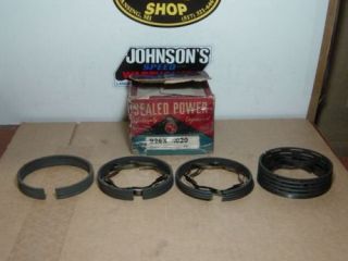 Continental 162 4 cyl NOS SP 926X.020 cast piston rings
