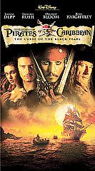 Pirates of the Caribbean The Curse of the Black Pearl VHS, 2003
