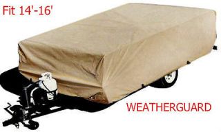 Pop Up Folding Camper Tent Trailer Storage Cover 14 16. Easy on/off 