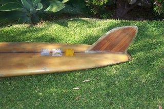 Vintage mid 1960s Hap Jacobs longboard surfboard surfing L@@K