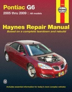 Haynes Publications 79025 Repair Manual (Fits Pontiac G6)