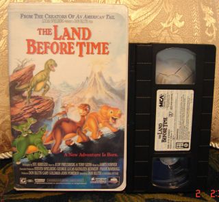 The Land Before Time VHS VIDEO Original Family Movie Clamshell Case V 