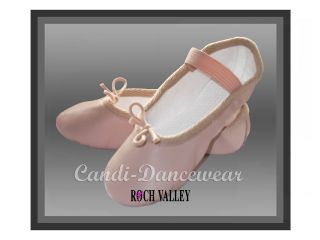 Roch Valley Leather Ballet Shoes *Pre Sewn* Elastic