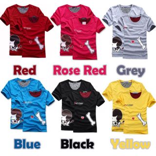 Perfect Match Lovers Couple Short Sleeve T shirt Round Neck Lovely 