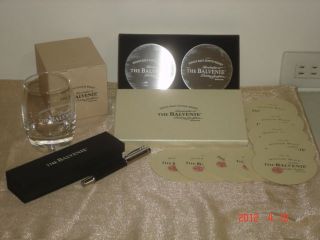   Single Malt Scotch Whisky Collection Set Pen Metal Coasters Glass