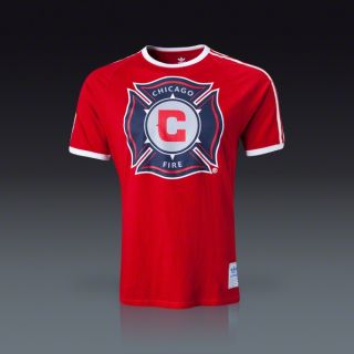 adidas Chicago Fire Classic Trefoil T Shirt  SOCCER