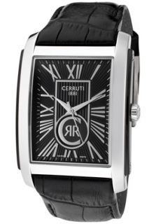 Cerruti I88I CRB011E222B Watches,Mens Firenze Black Textured Dial 