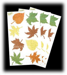 Mrs. Grossmans Retired Vintage Papier Maple Autumn Fall Leaves 