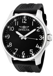 Invicta 11397 Watches,Mens Specialty Black Dial Black Polyurethane 