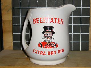 BEEFEATER GIN pub jug whiskey whisky bar pitcher WADE PDM REGICOR 