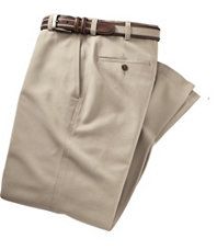 VIP Cotton Tencel Plain Front Pants