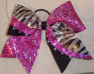 Cheer/cheerleading hair bow ribbon custom bows Texas Bows Rhinestones