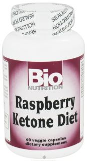 Buy Bio Nutrition   Raspberry Ketone Diet   60 Vegetarian Capsules at 