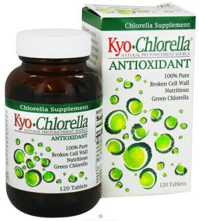 Kyolic   Kyo Chlorella Antioxidant   120 Tablets 100% Pure Broken Cell 