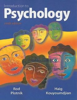   Psychology by Rod Plotnik and Haig Kouyoumdjian 2010, Paperback