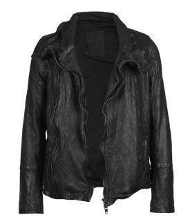 Caledonian Leather Jacket, , , AllSaints Spitalfields