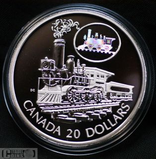 2001 Canada $20 Silver Transportation coin   The Scotia