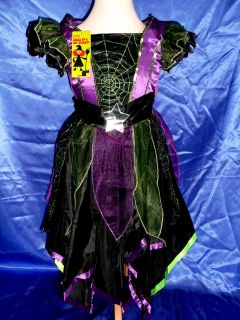   Witch Ballgown fancy dress BNWT 3 12y Halloween Quality Girls Costume