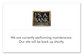 JoS A. Bank Clothiers   Site Maintenance