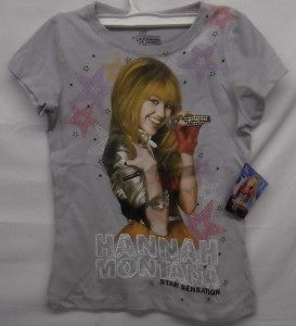 NWT HANNAH MONTANA Cotton Graphic Tee Made by Disney Size 10 / 12