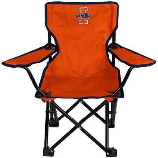Illinois Fighting Illini Toddler Folding Chair   Orange