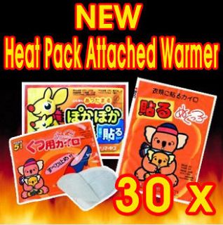 30 X Heat Pack Pad Attached Ski,Camp,Board,Fishing, Winter Outdoor 