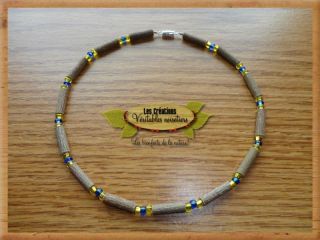 Hazelwood + Glass beads Necklace or Bracelet or Set (therapeutic 