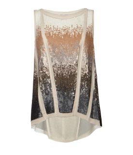 Embellished Ombre Vest, Women, Tops, AllSaints Spitalfields