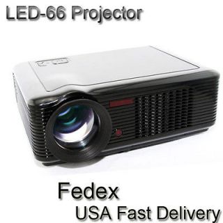   NEW HD Home Theater Multimedia LCD Projector 1080P HDMI USB TV DVD WII