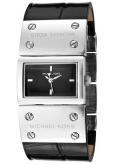 Michael Kors MK2151 Watches,Womens Black Dial Croc Embossed Black 
