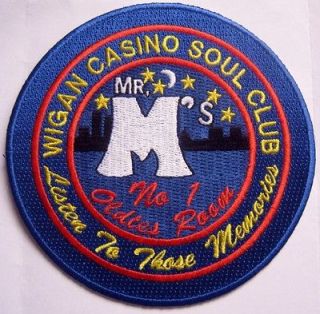 NORTHERN SOUL PATCH   WIGAN CASINO   MR MS OLDIES ROOM