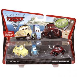 Disney Pixar Cars 2   Luigi, Guido & Uncle Topolino   Toys R Us   Cars 