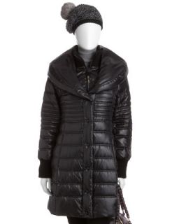 Quilted Long Puffer   