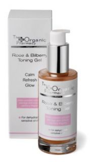The Organic Pharmacy Rose & Bilberry Toning Gel 50ml   Free Delivery 