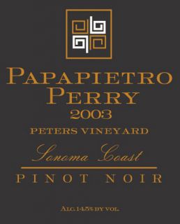 Papapietro Perry Peters Vineyard Pinot Noir 2003 