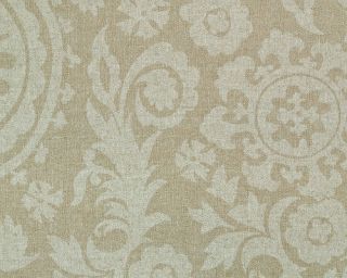 Suzani Fabric / Cotton Yellow Suzani Upholstery or Drapery Fabric
