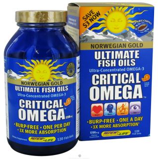 Zoom View   Norwegian Gold Ultimate Fish Oils Ultra Concentrated Omega 