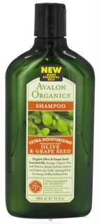 Buy Avalon Organics   Shampoo Extra Moisturizing Olive & Grape Seed 