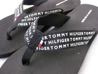 NEW TOMMY HILFIGER flip flops sandals shoes slippers PINK or BLACK 6,7 