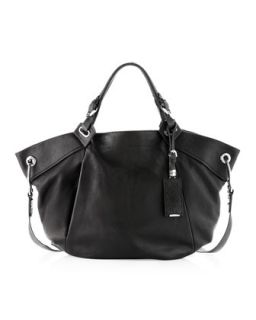 Holly Large Satchel Bag, Black   