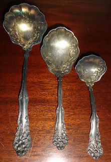   1904 Berwick Diana Punch & Gravy Ladle & Serving Spoon Silver Plate