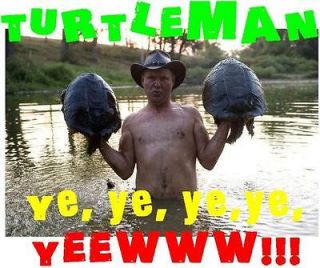 NEW Kentucky Turtle man Yell T Shirt tee Ye Ye Yew Redneck Youtube 