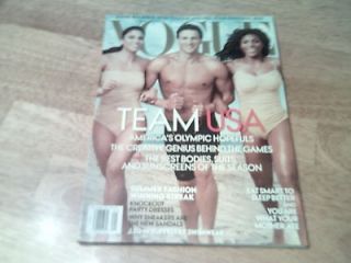   Magazine June 2012 TEAM USA Hope Solo, Ryan Lochte & Serena Williams
