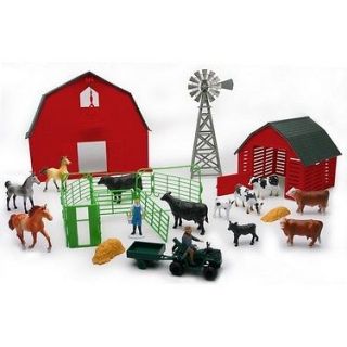 32 NEW RAY FARMER W/ BARNS, WINDMILL ,COWS & HORSES  GREAT FARM 