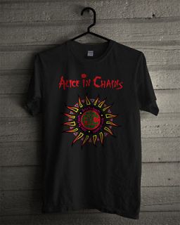 NEW ALICE IN CHAINS Grunge Rock Band Men T shirt size L (S to 3XL Av)