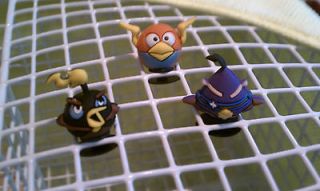 ANGRY BIRDS SPACE (set of 3) shoe charms/cake toppers FAST USA 