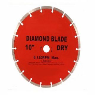 10 Inch Wet Ceramic Diamond Saw Blade for Wet / Dry Cutting Brick 