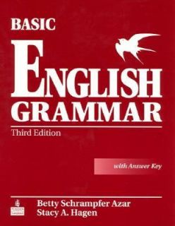 Basic English Grammar by Betty Schrampfer Azar 2005, Paperback 